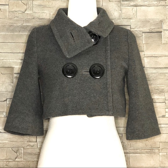 Soia & Kyo Jackets & Blazers - Soia & Kyo grey wool cropped jacket